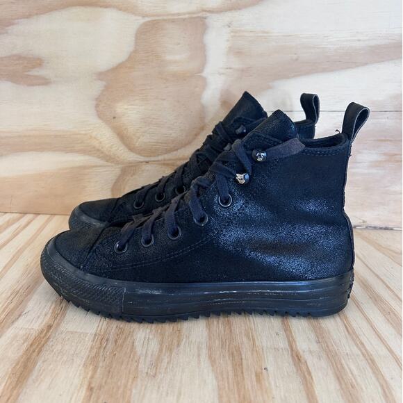 Converse All Star CT Space Mountain Hiker Hi Sneakers Black Women's -7- 566111C - Picture 4 of 10